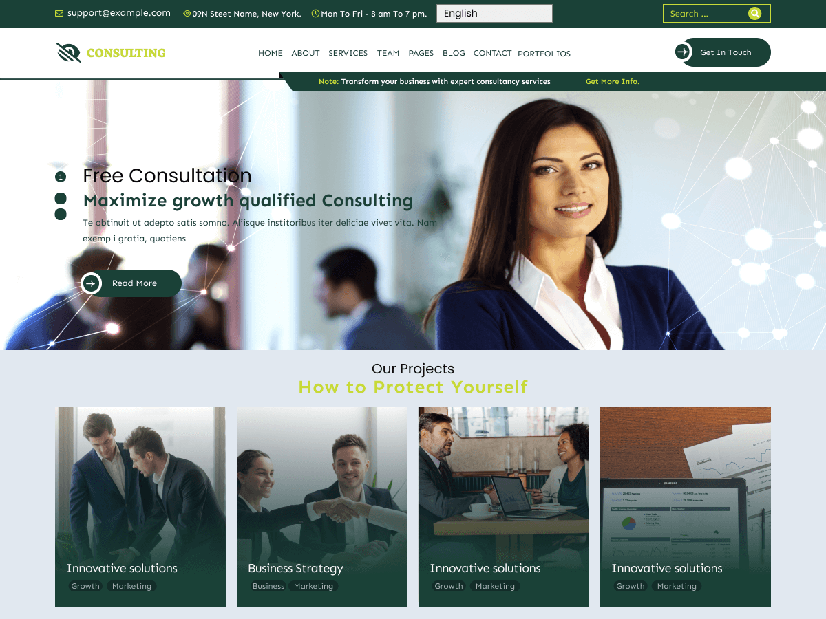 Consultancy Services screenshot