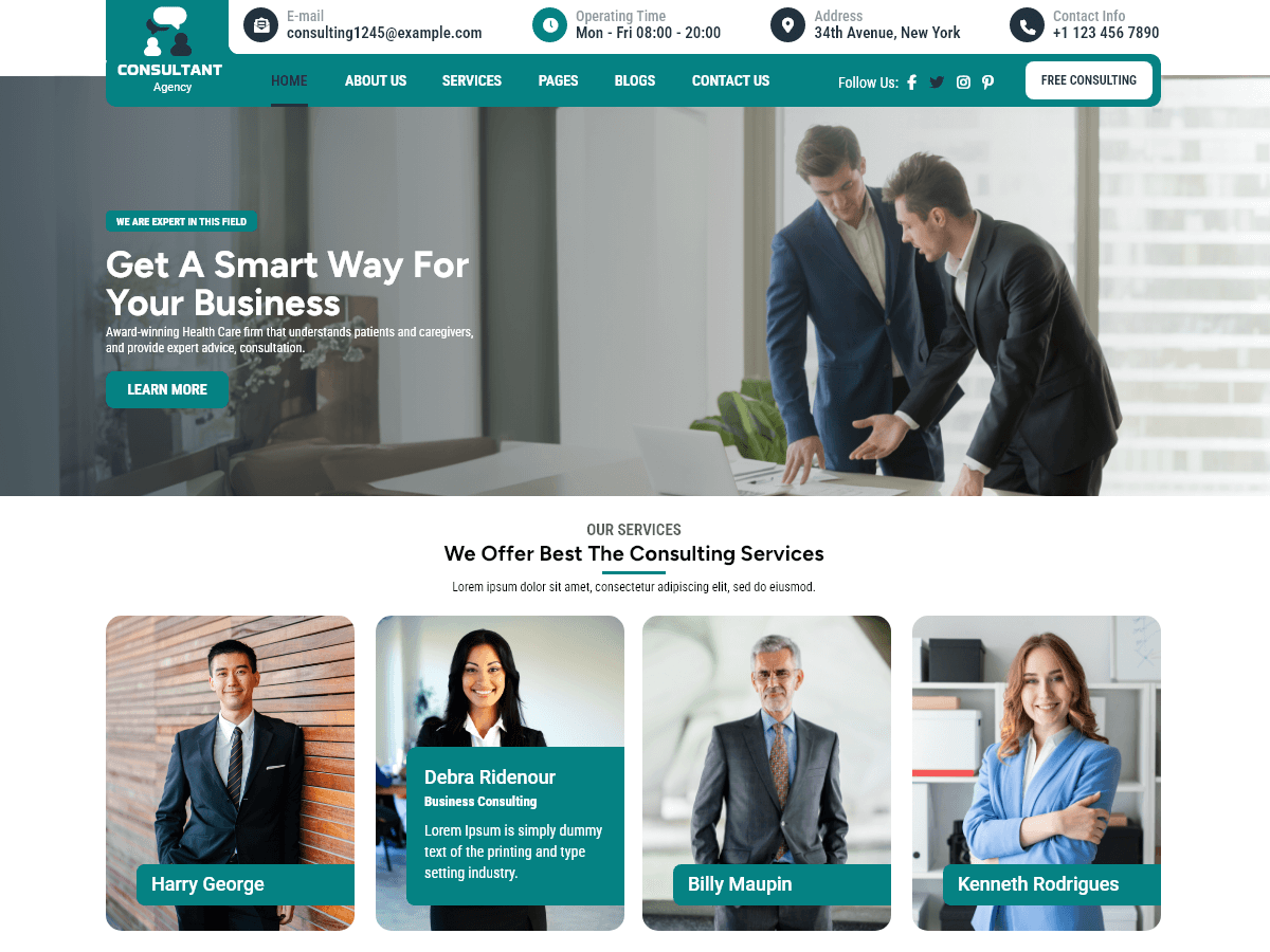Consultant Agency screenshot