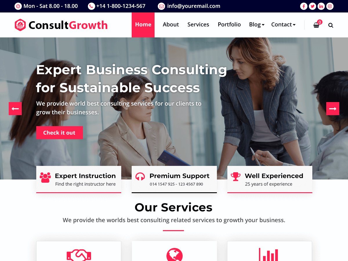 ConsultGrowth Screenshot