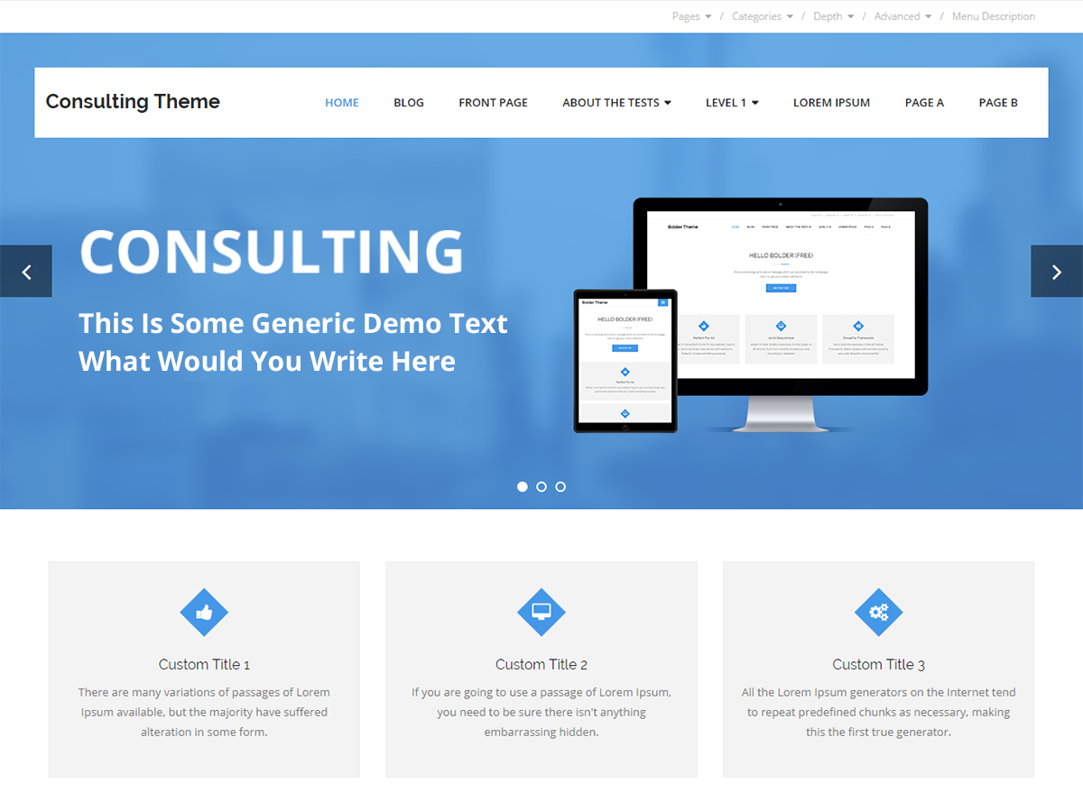 Consulting screenshot