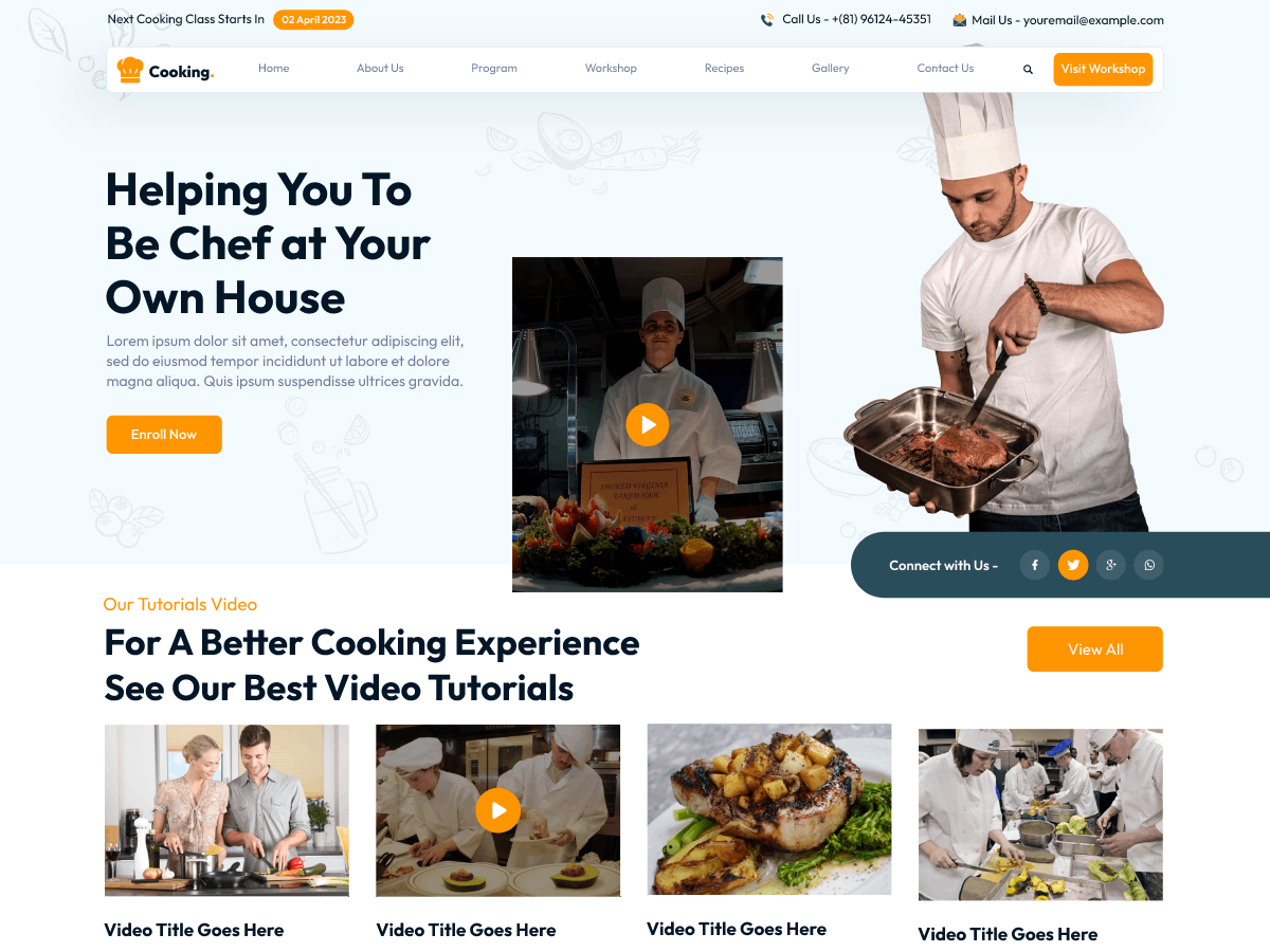 Cooking Food Blogger screenshot