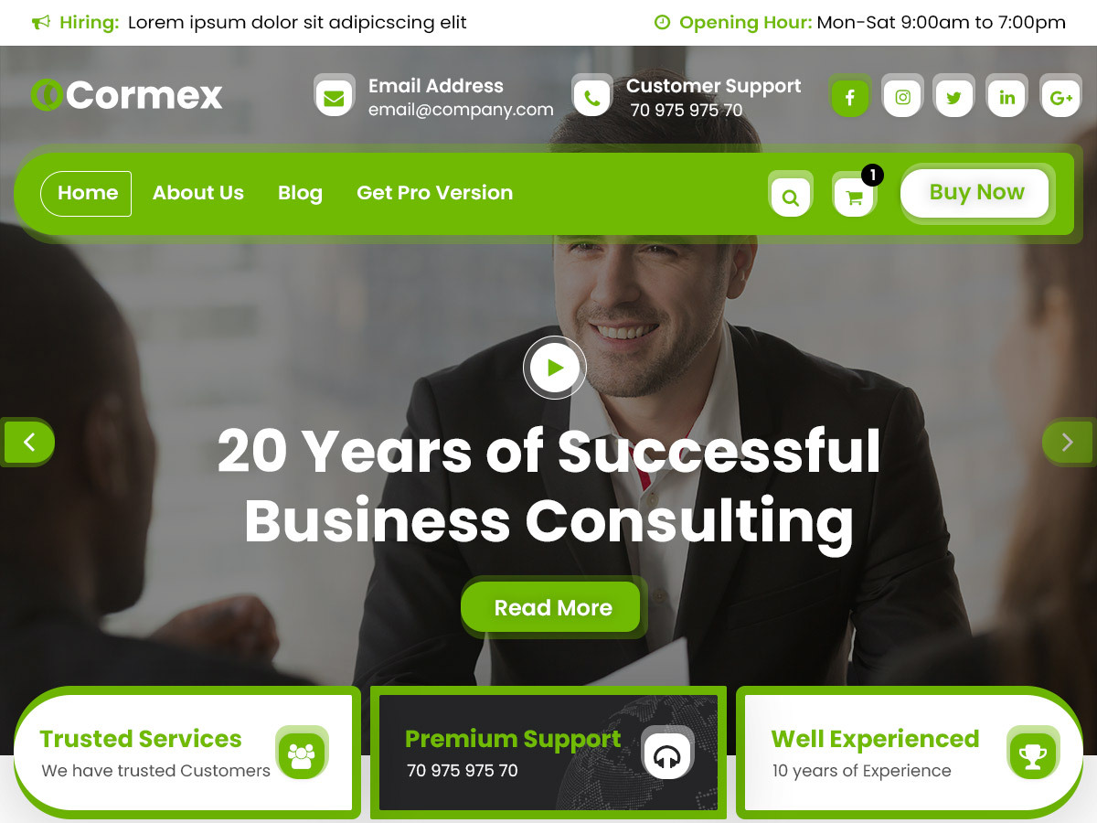 Cormex screenshot