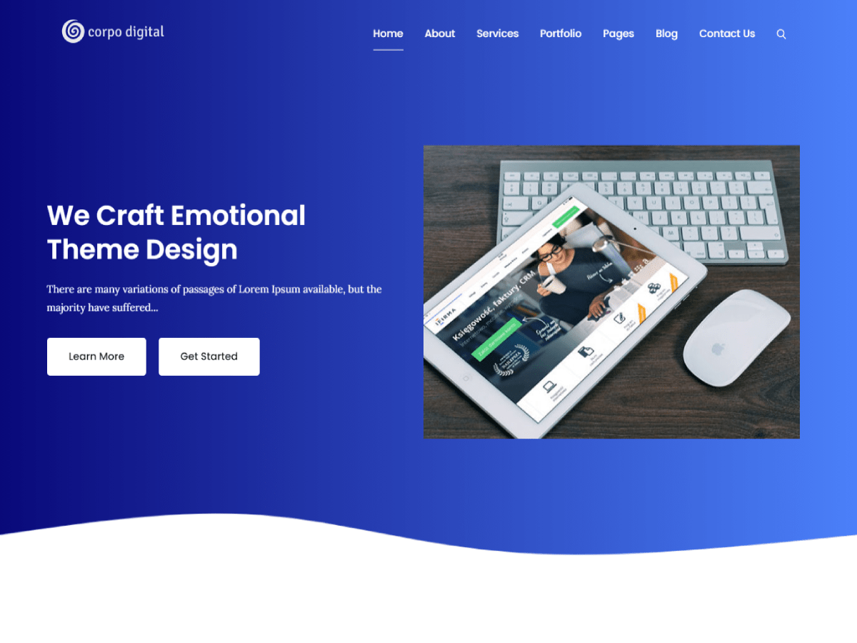 Corpo Digital Screenshot