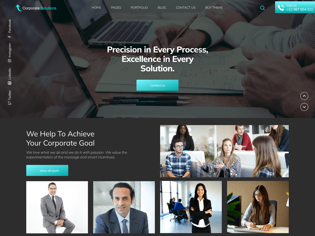 Corporate Solutions screenshot