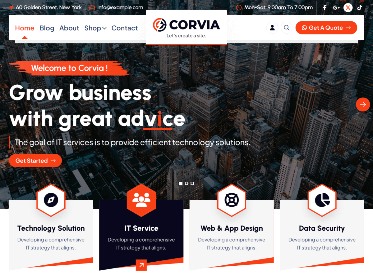 Corvia screenshot