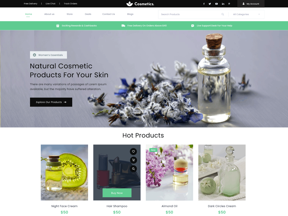 Cosmetic Store screenshot
