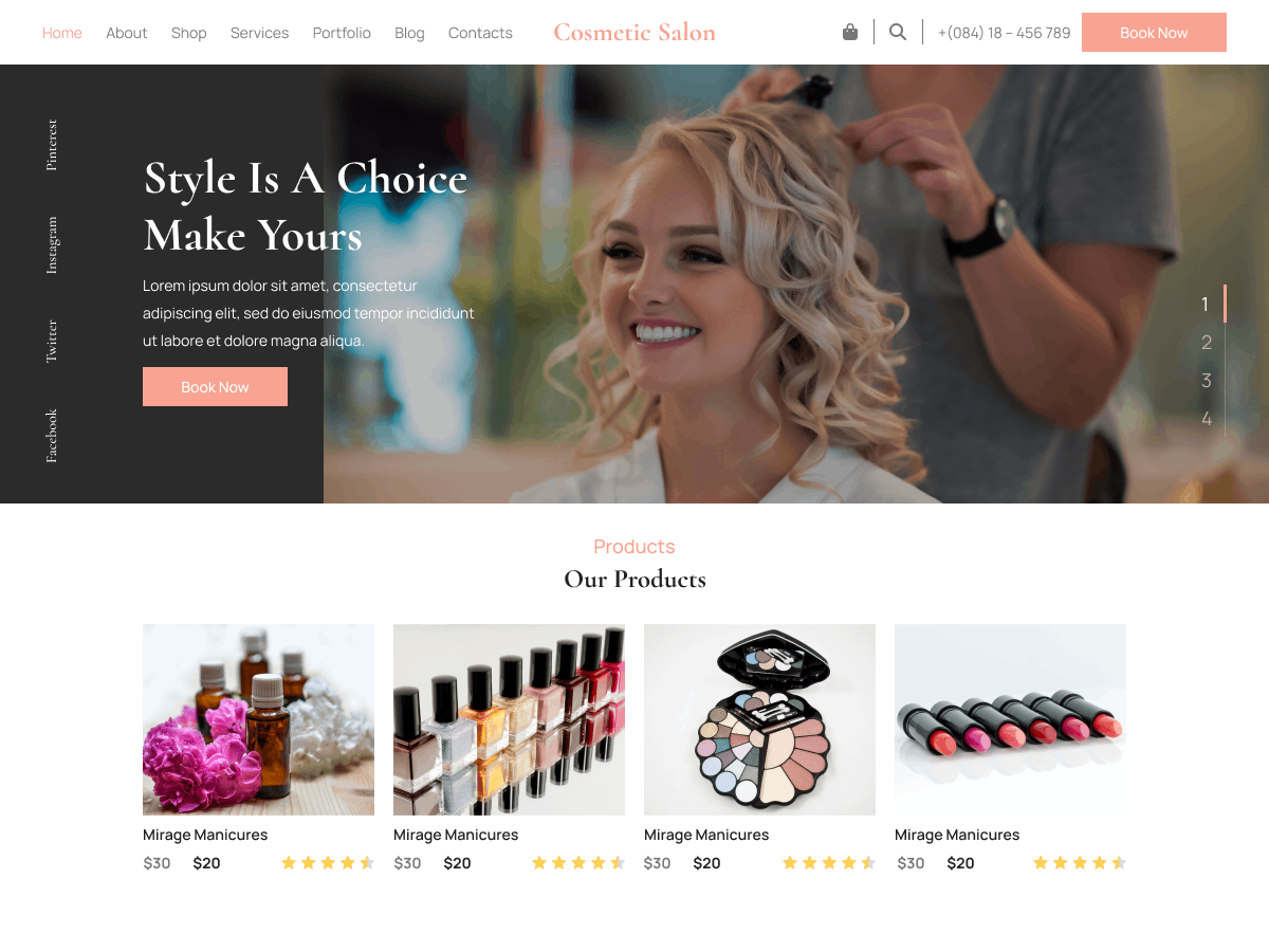 Cosmetics Salon screenshot
