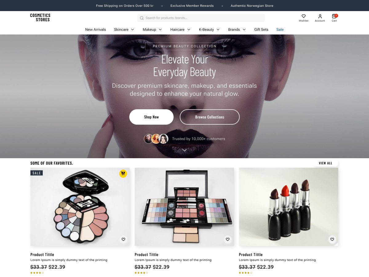 Cosmetics Stores