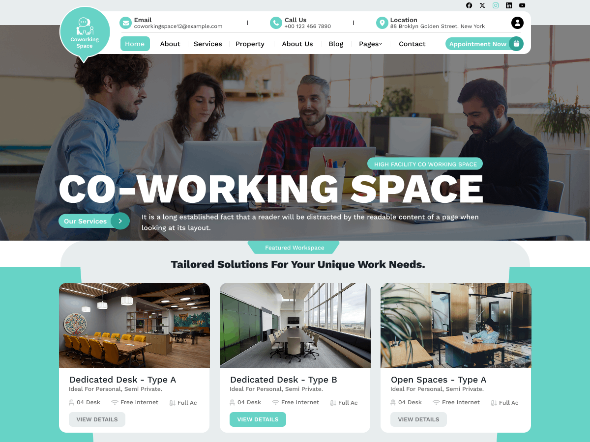 Coworking Office screenshot