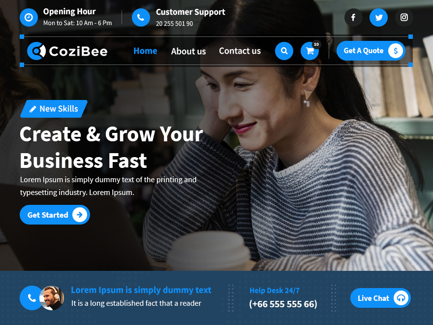 CoziBee screenshot