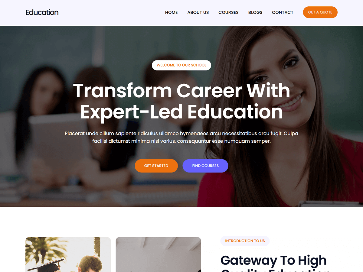 Creativ Education FSE Screenshot