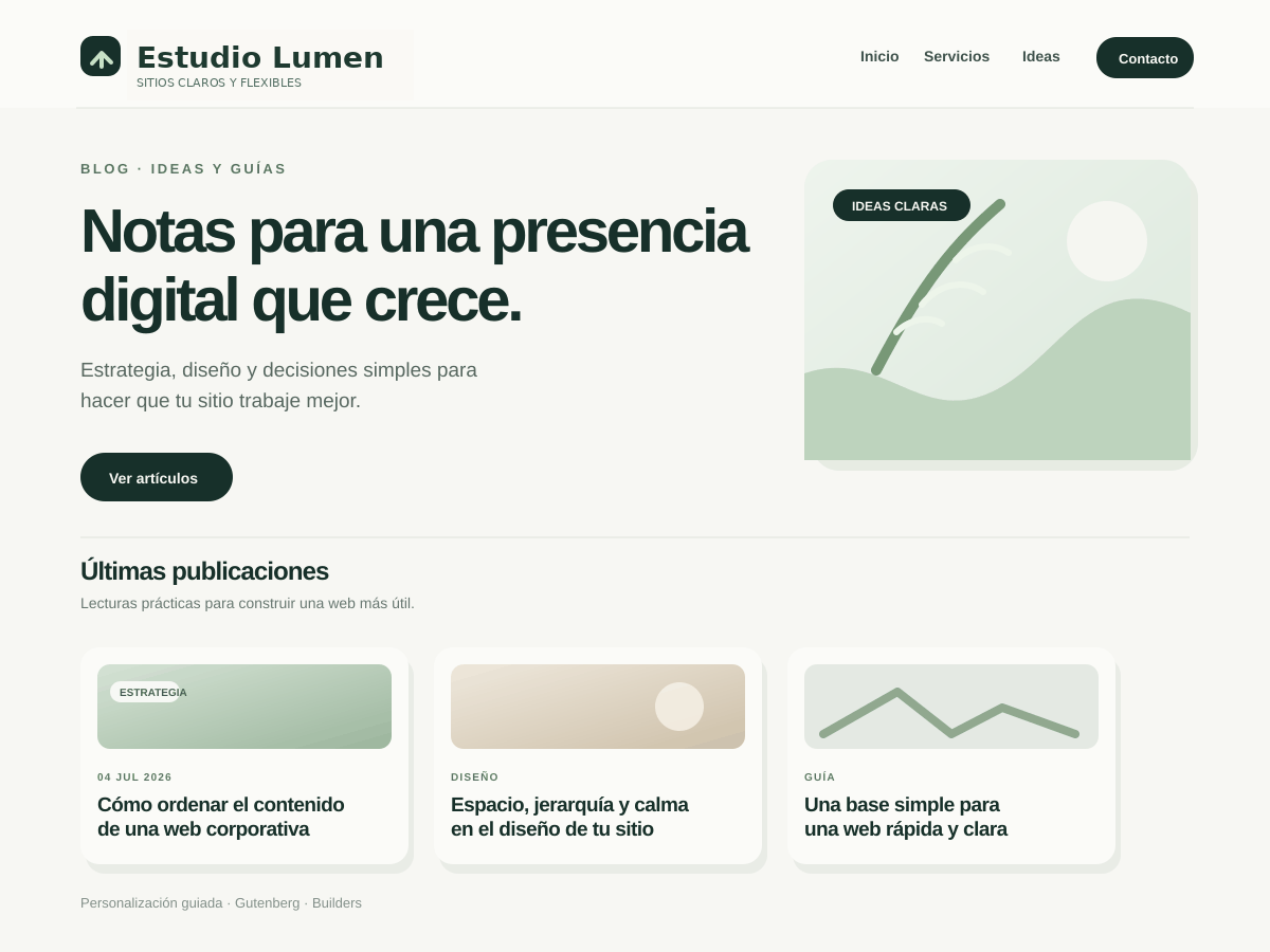 CreceWeb Lumen screenshot