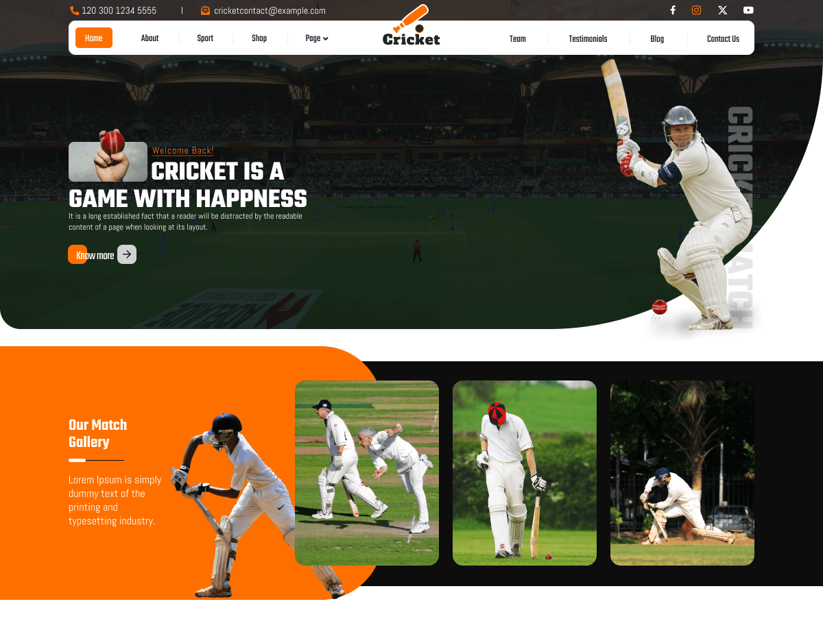 Cricket Club League screenshot