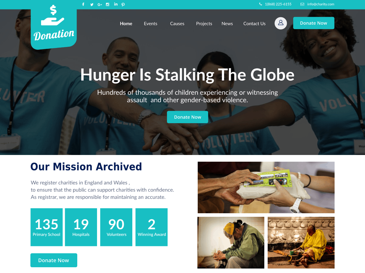 Crowdfunding Donation screenshot