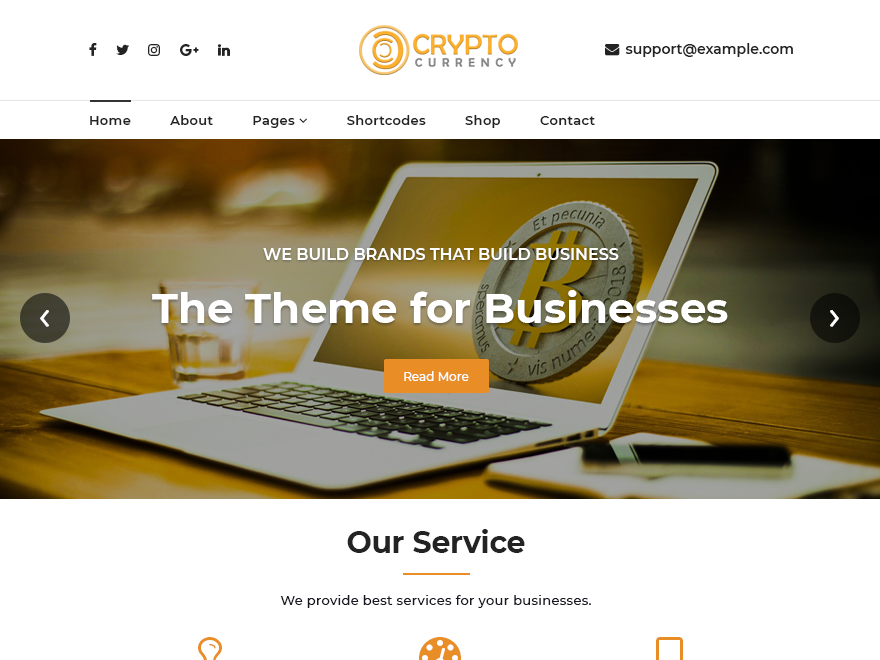 cryptocurrency-exchange WordPress Theme by danstriker
