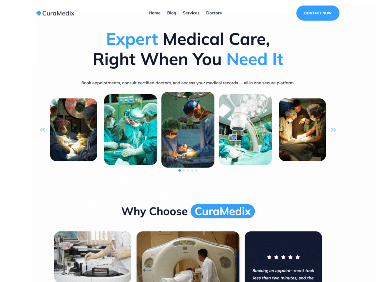 CuraMedix Screenshot