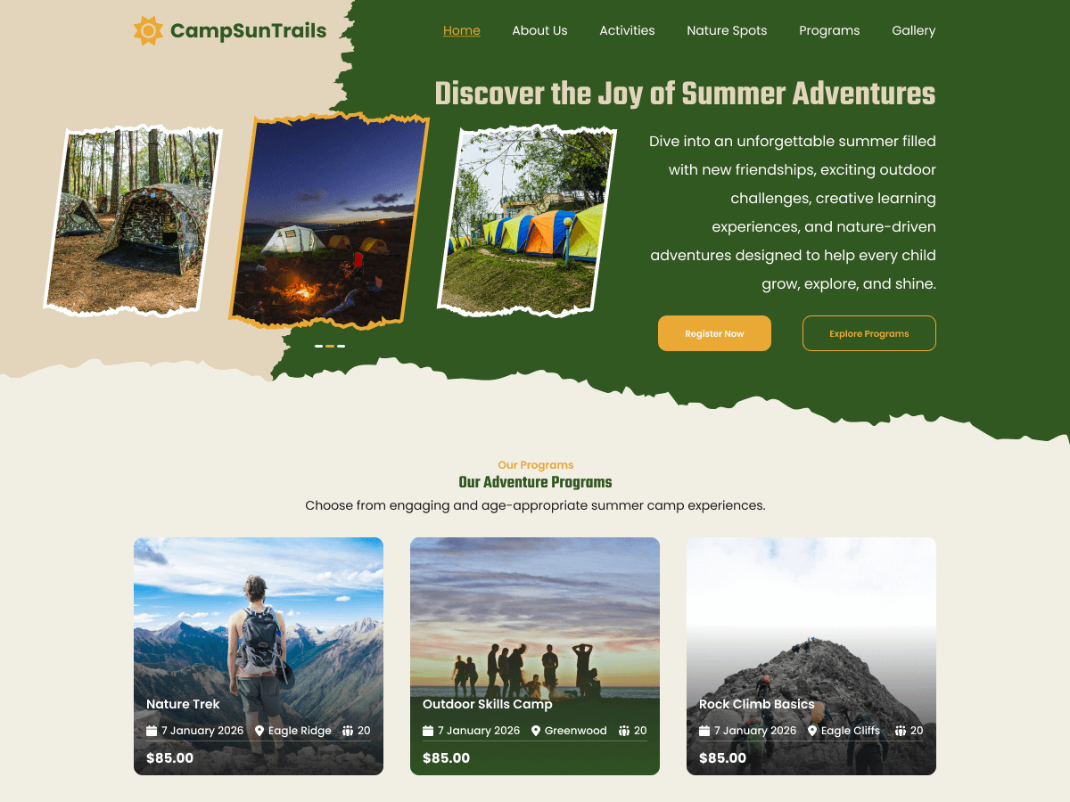 Day Camp screenshot