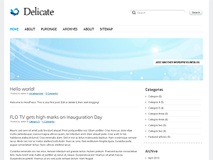 Template wordpress Delicate Template wordpress Delicate