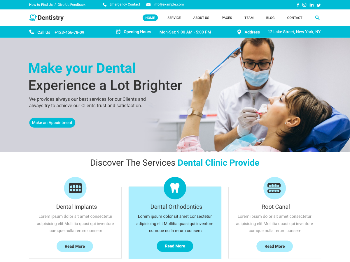 Dentistry Clinic screenshot
