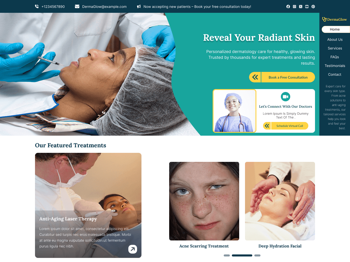 Dermatologist Clinic screenshot