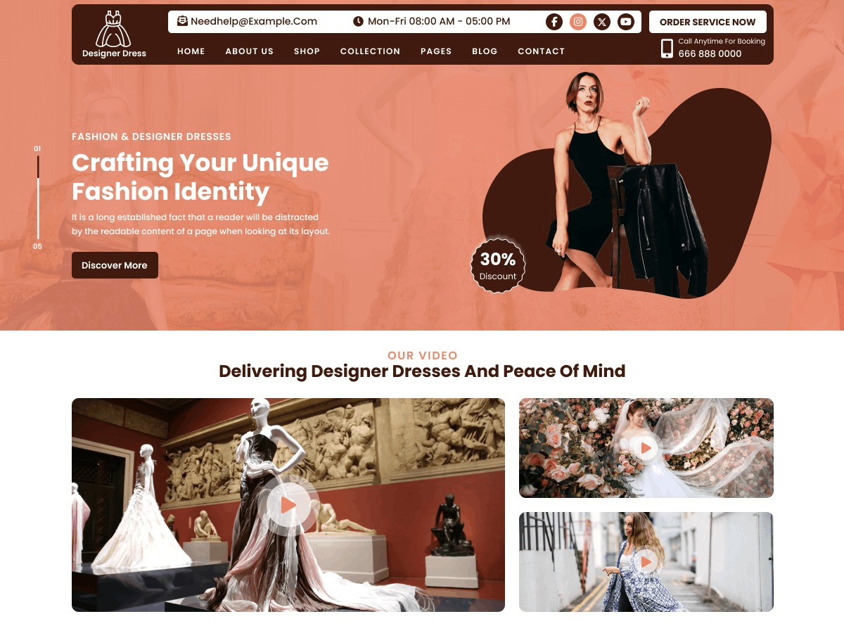 Designer Dresses screenshot