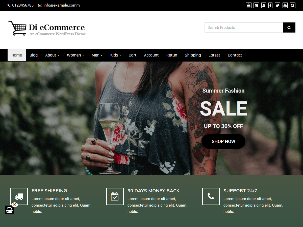 Di eCommerce Screenshot