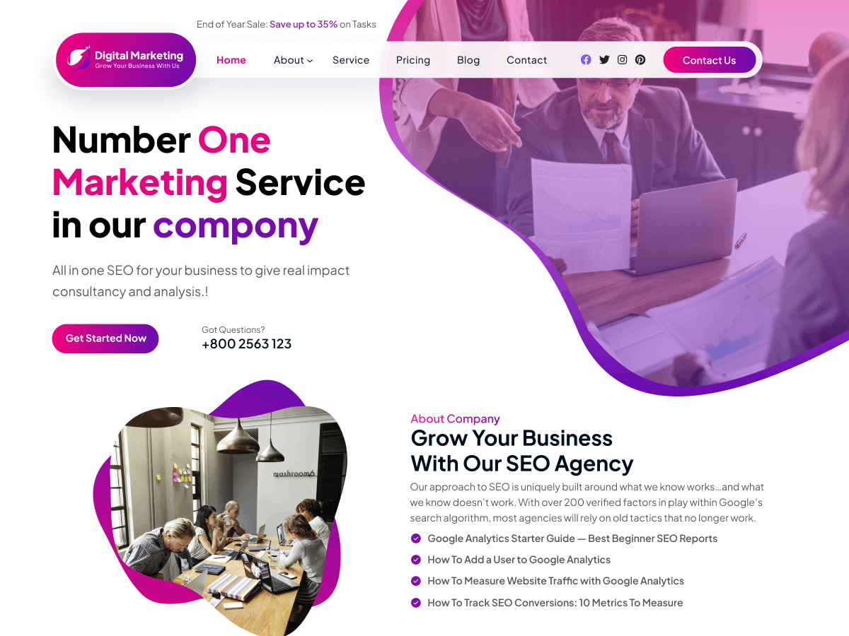 Digital Advertising Agency screenshot