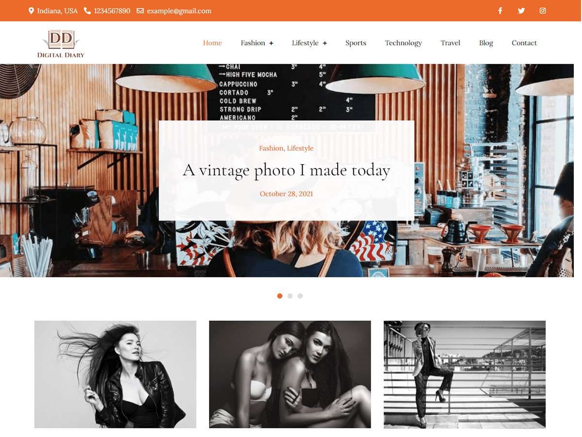 Digital Diary Screenshot