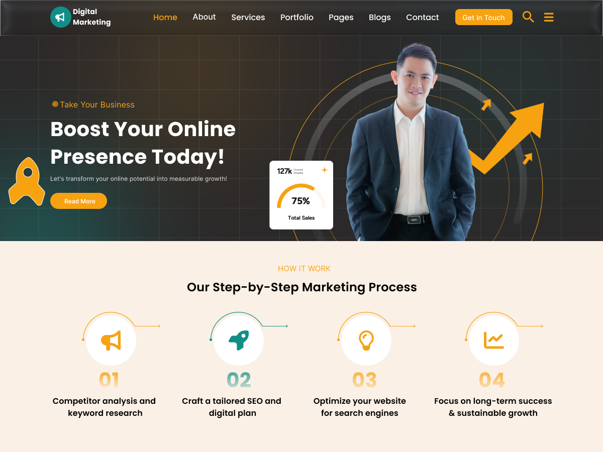 Digital Marketing Freelancer Screenshot