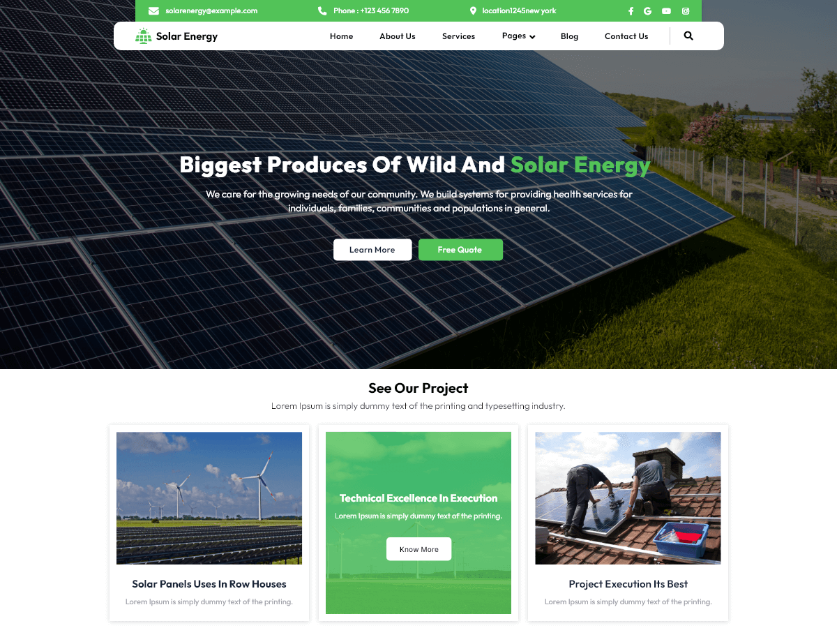 Eco Renewable Energy Screenshot