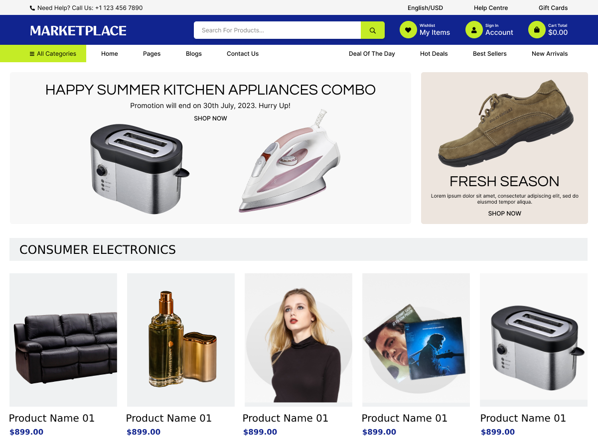Ecommece Marketplace screenshot