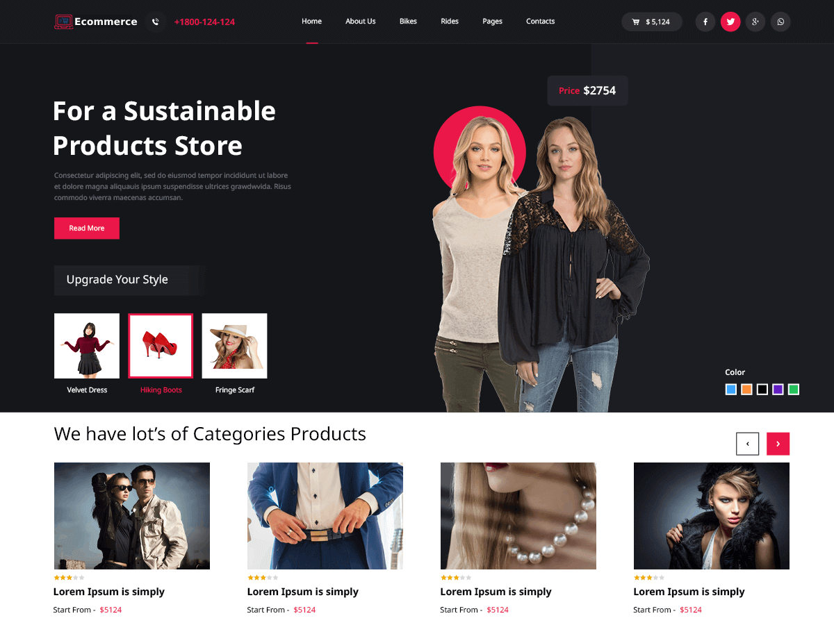 Ecommerce Bazaar screenshot