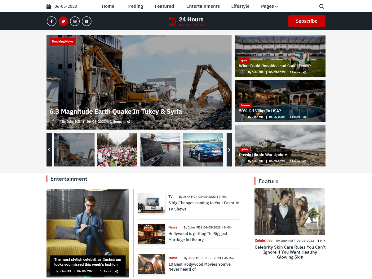 Editorial News Agency screenshot