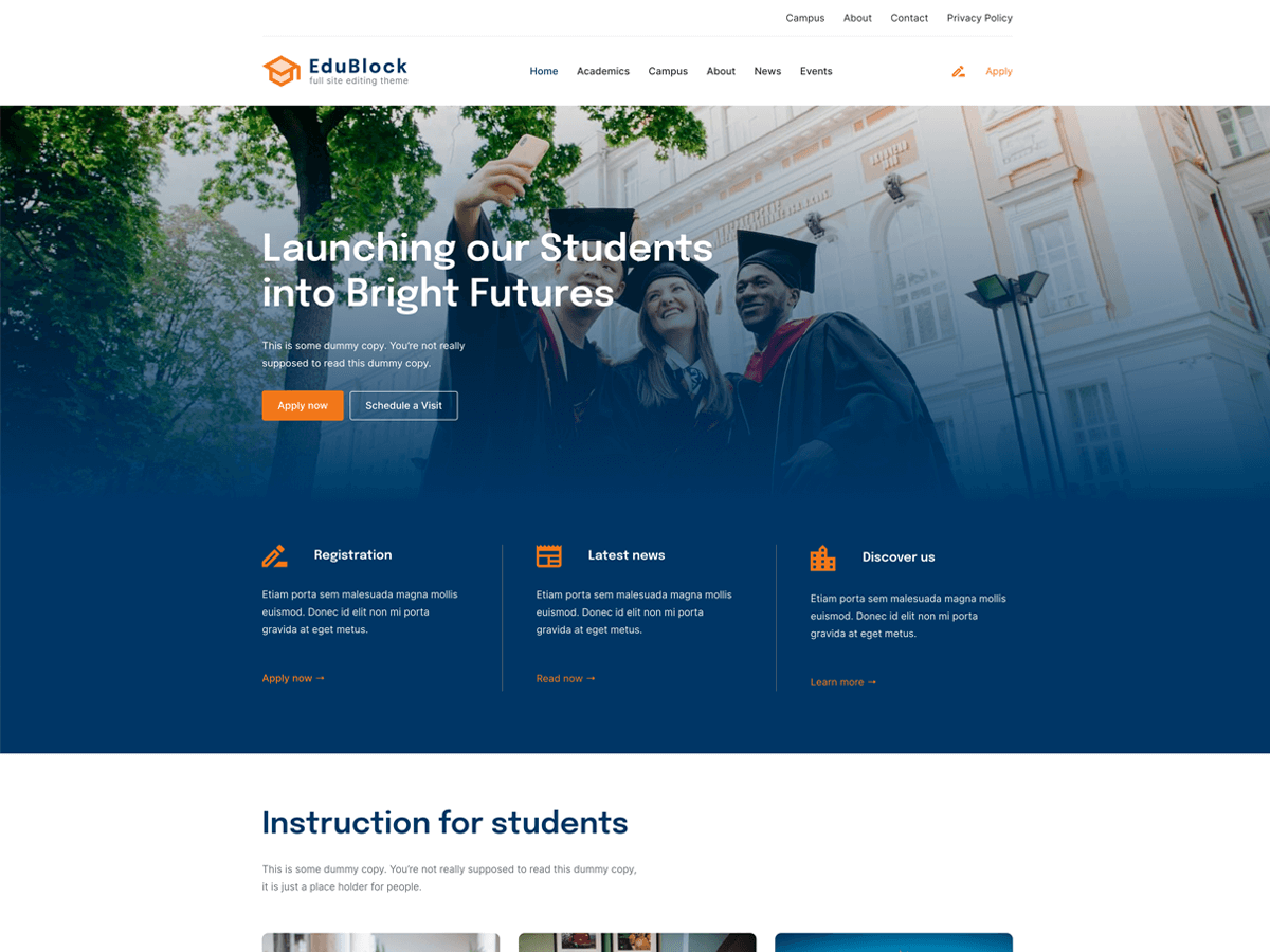 EduBlock Screenshot
