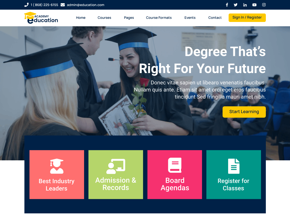 Elearning Academy Education screenshot