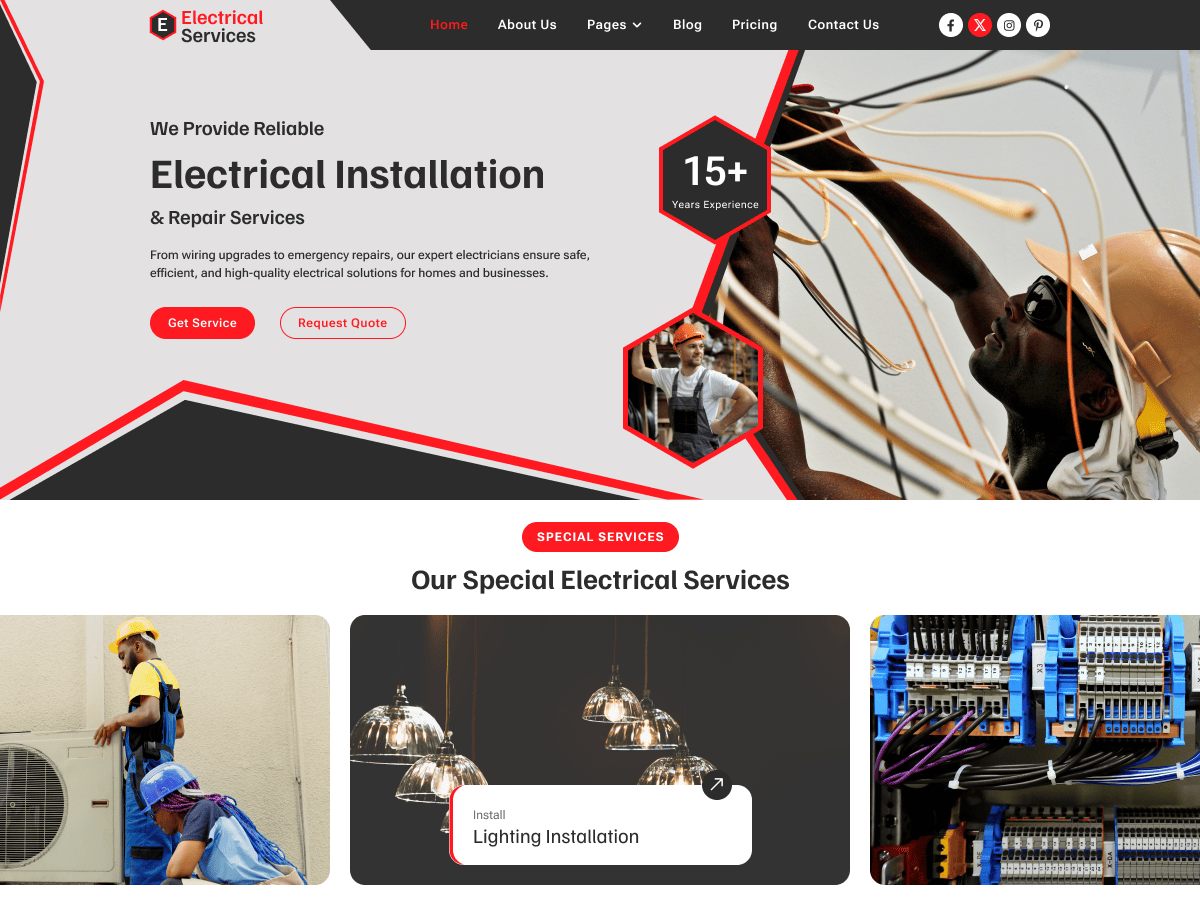 Electrical Services screenshot