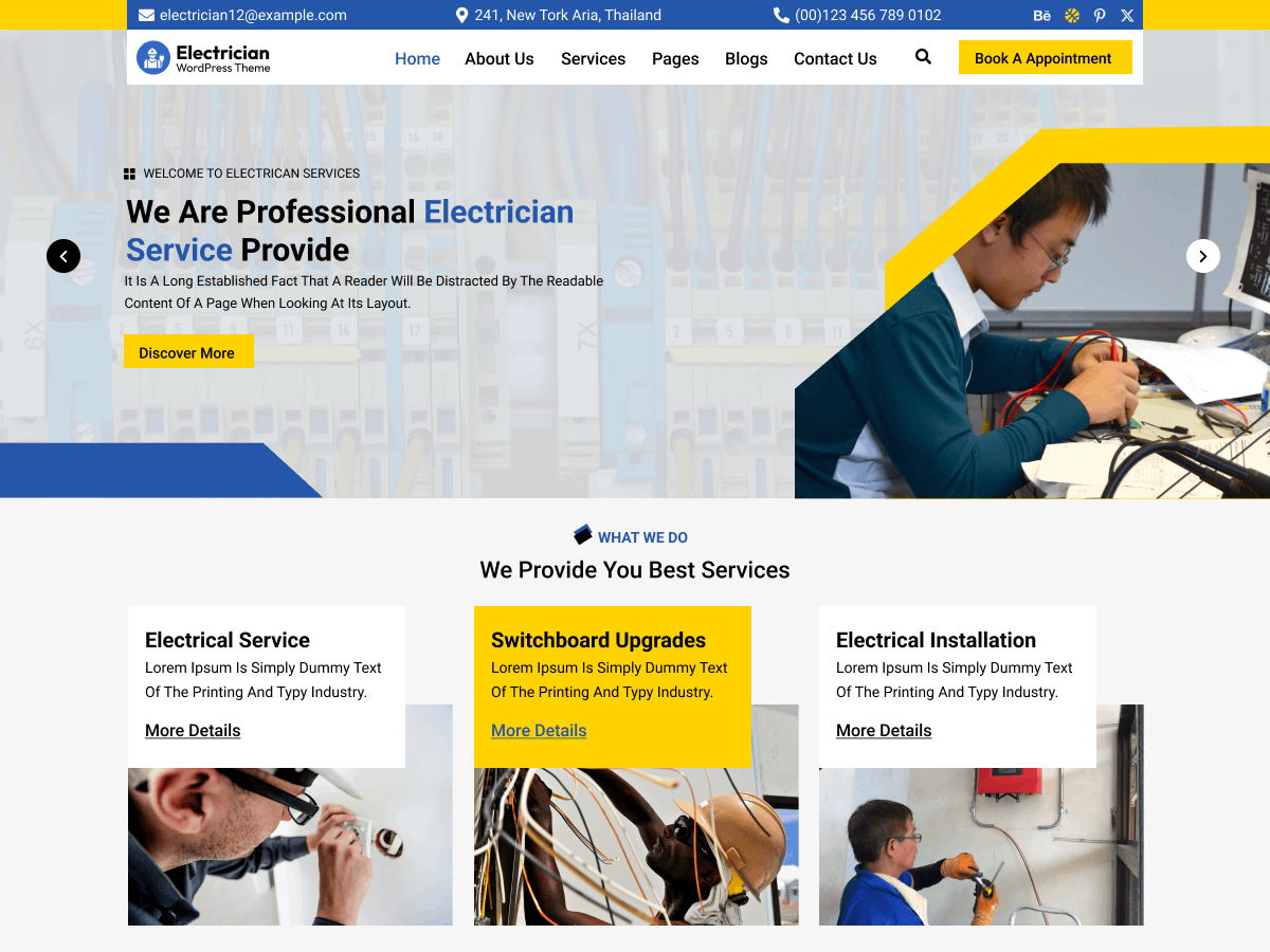Electrician Company screenshot