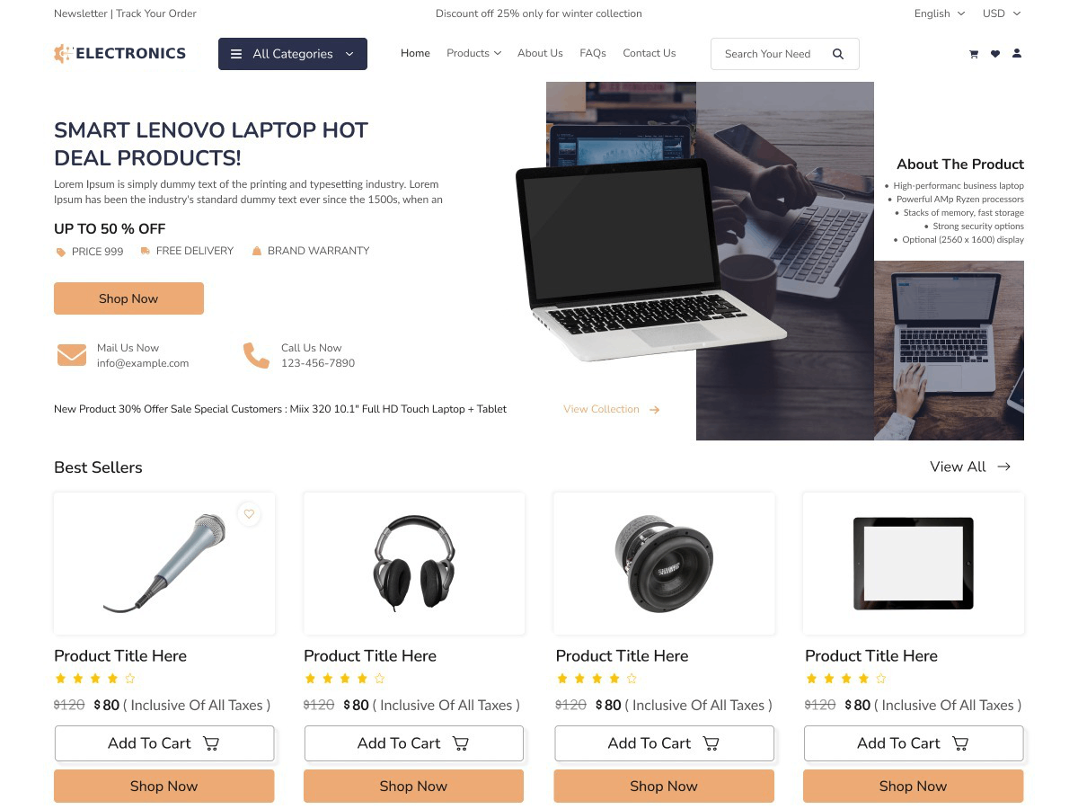 Electronic Gadget Store screenshot