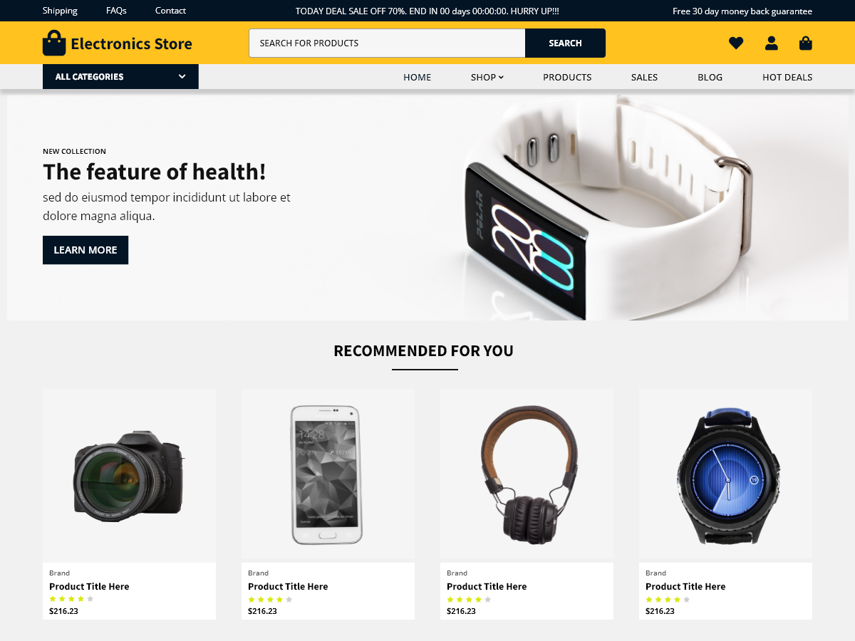 Electronics Gadgets screenshot