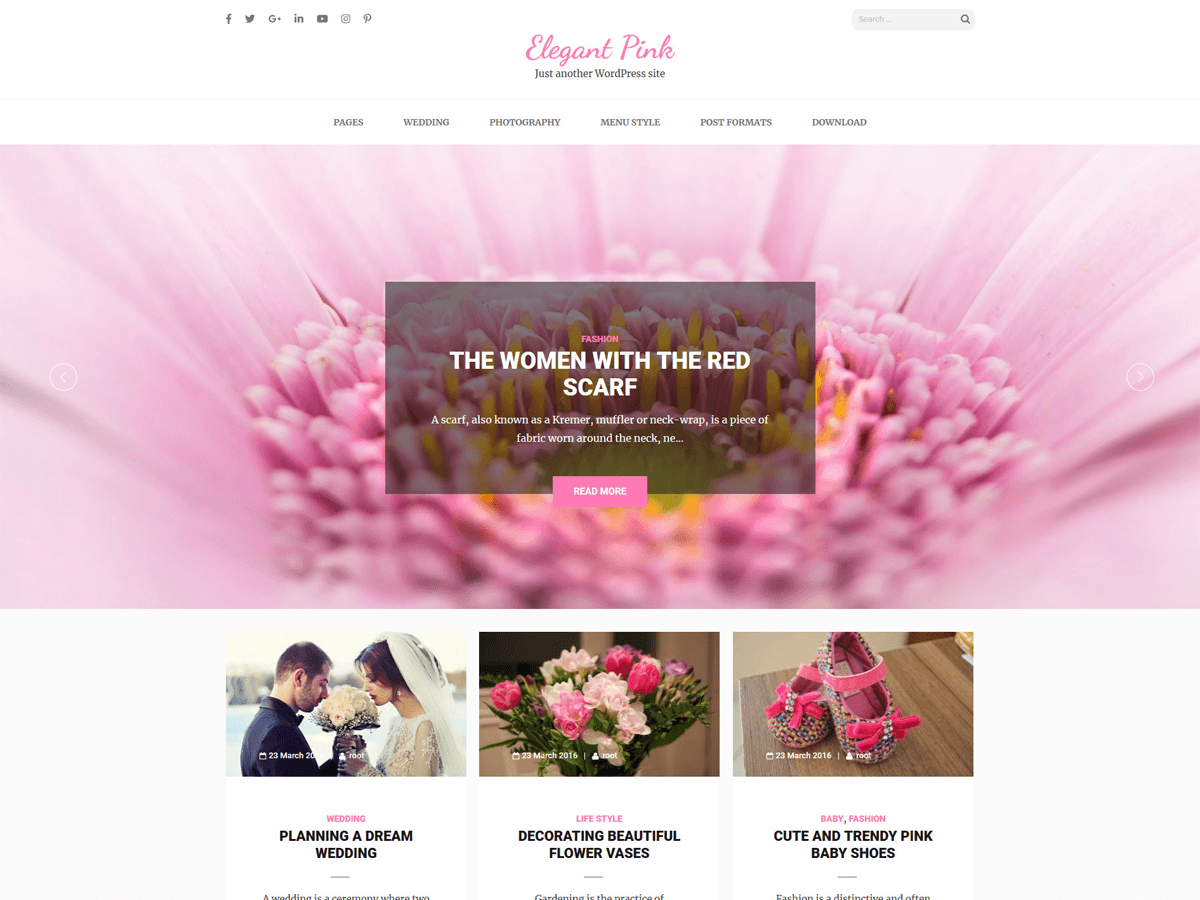 Elegant Pink screenshot