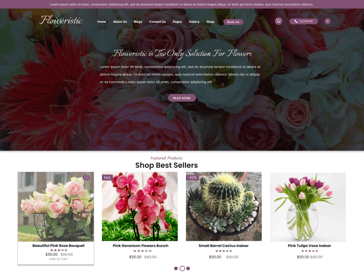 Elite florist screenshot