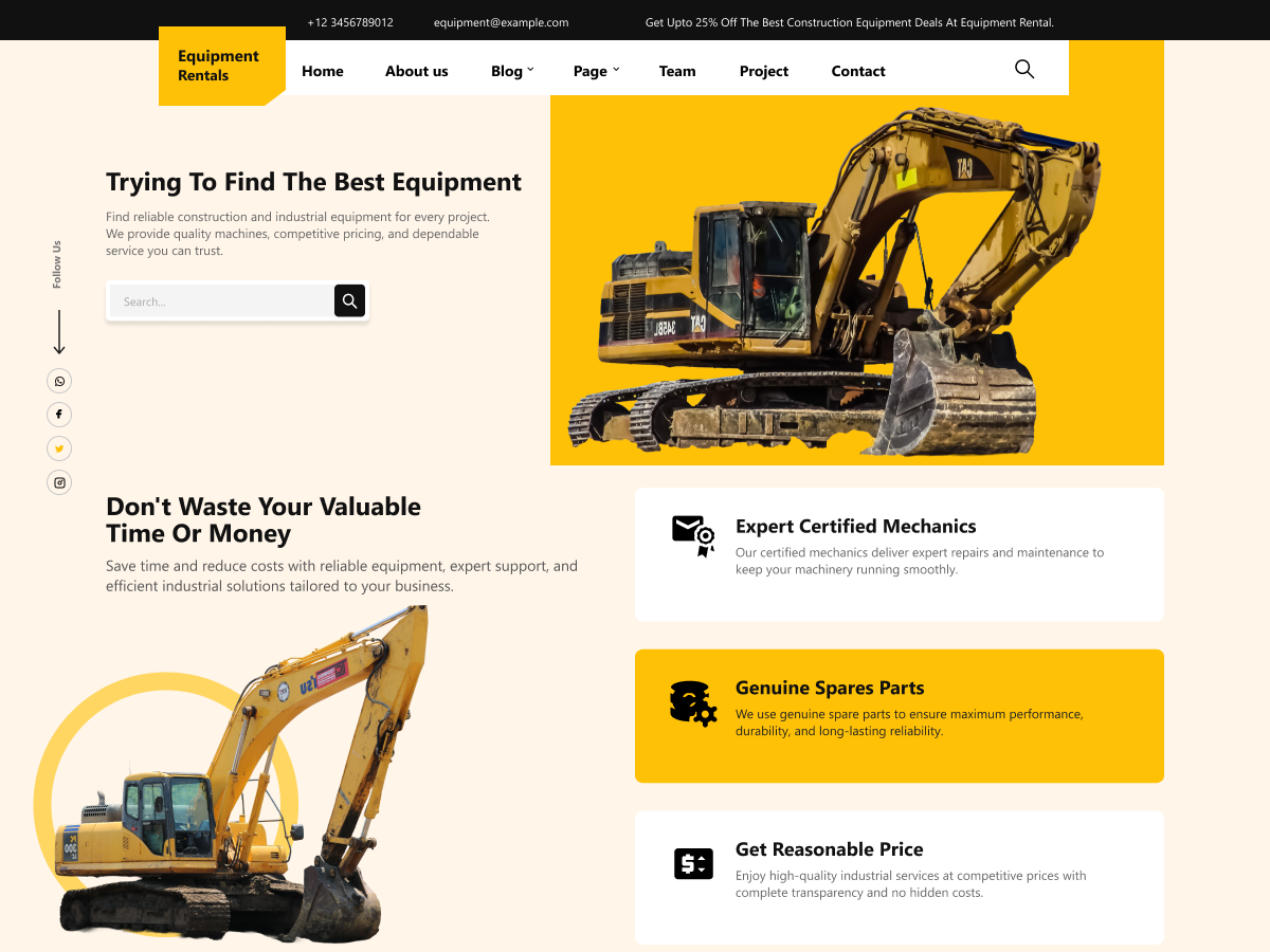 Equipment Rental Lite