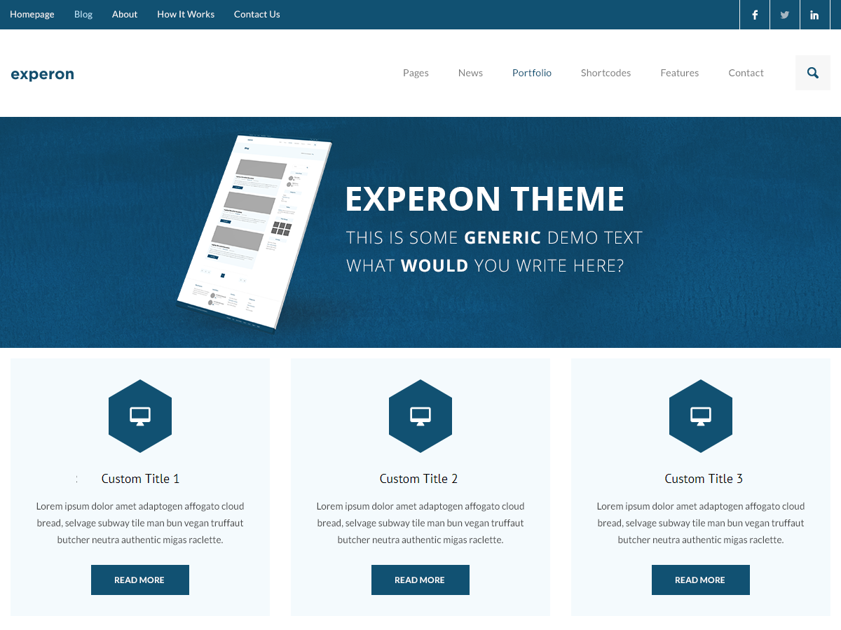 Experon eBusiness Screenshot