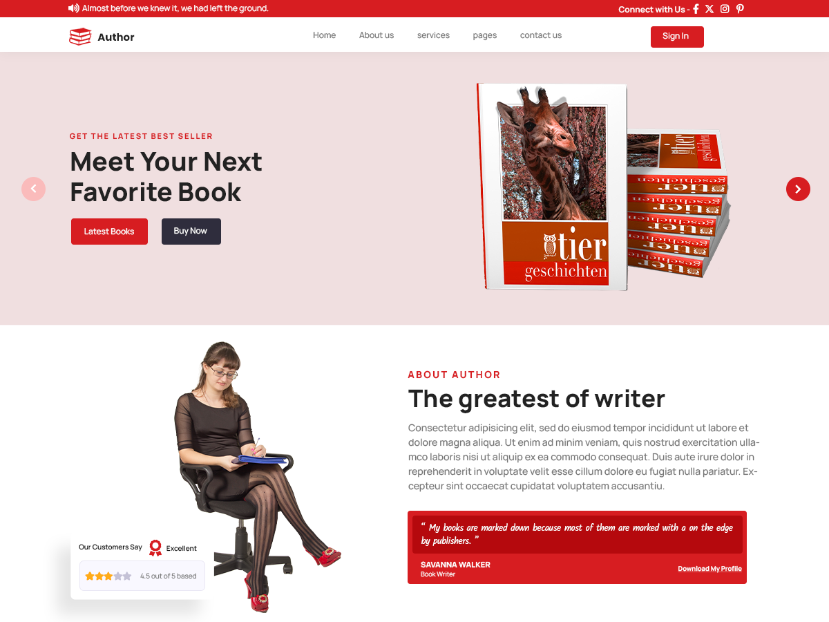Expert Author screenshot