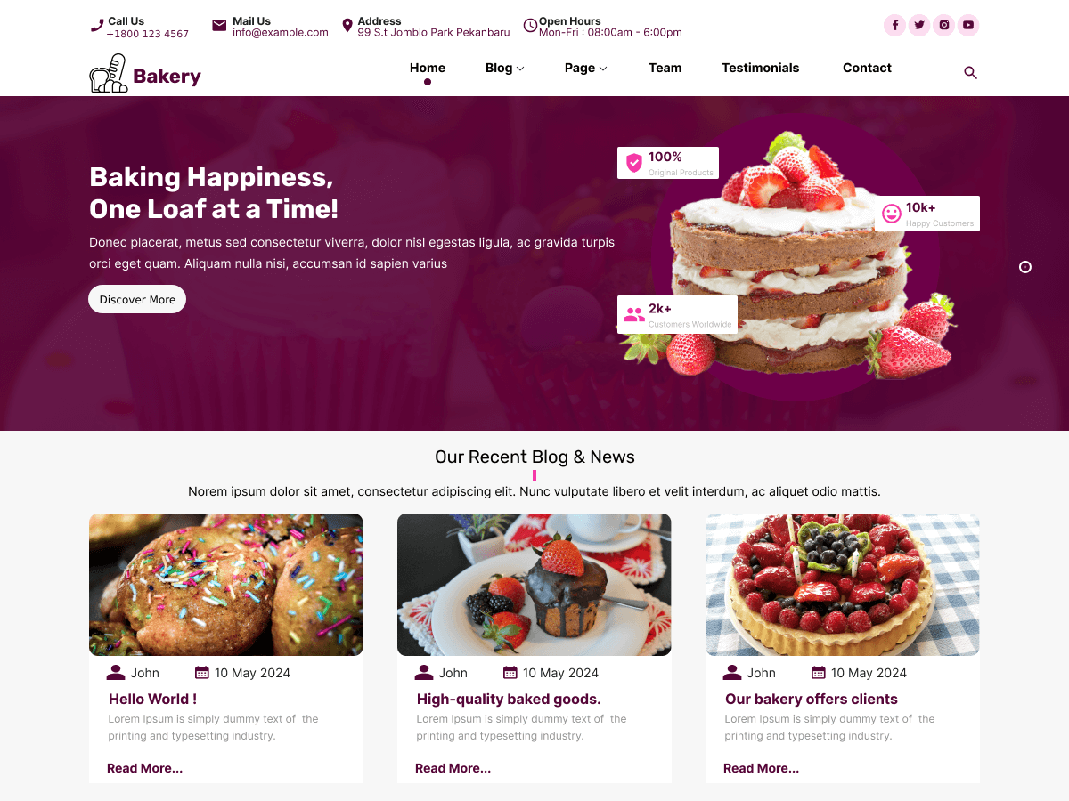 Expert Bakers Shop screenshot
