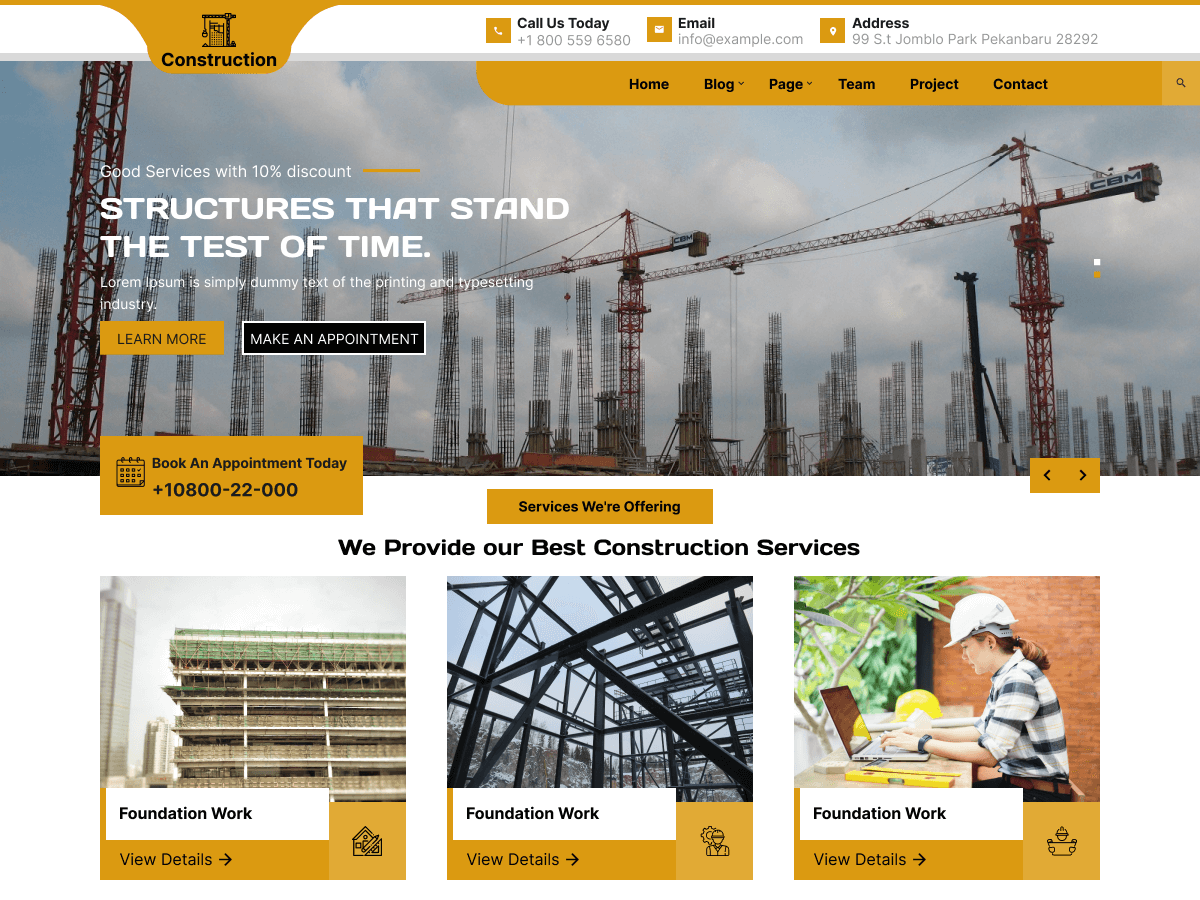 Expert Construction Company screenshot