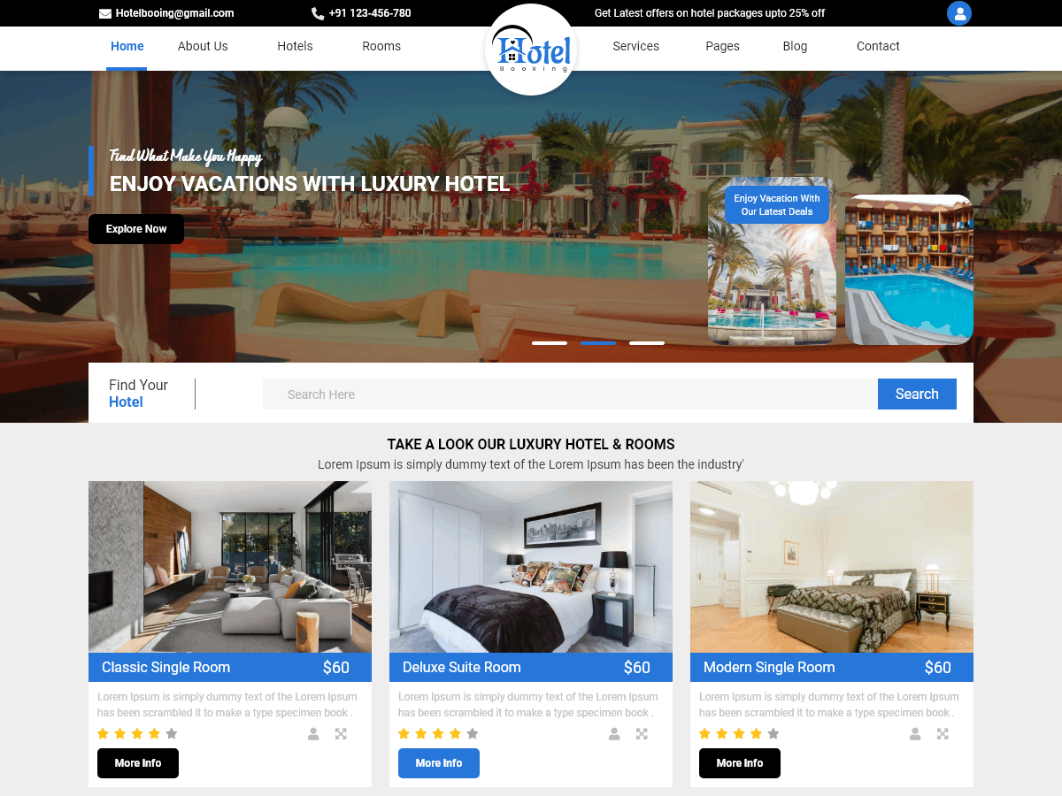 Expert Hotel Booking screenshot