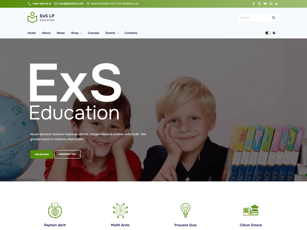 ExS Education Screenshot