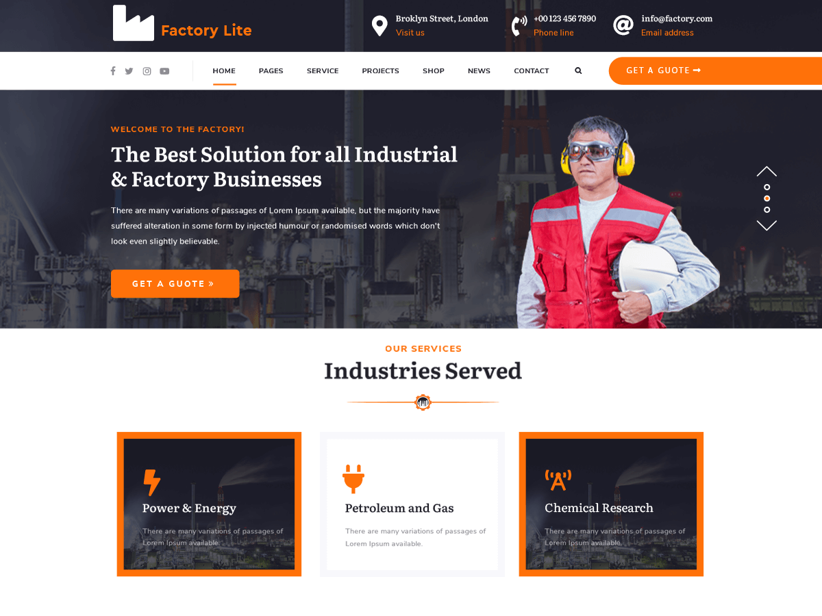 Factory Lite screenshot