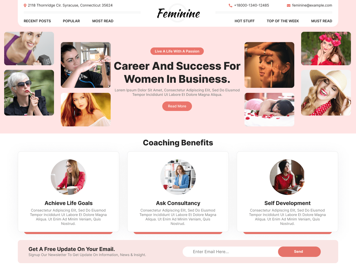 Feminine Style Coach screenshot